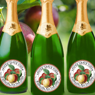 Cold Pressed Pasteurized Spiced Apple Cider Label