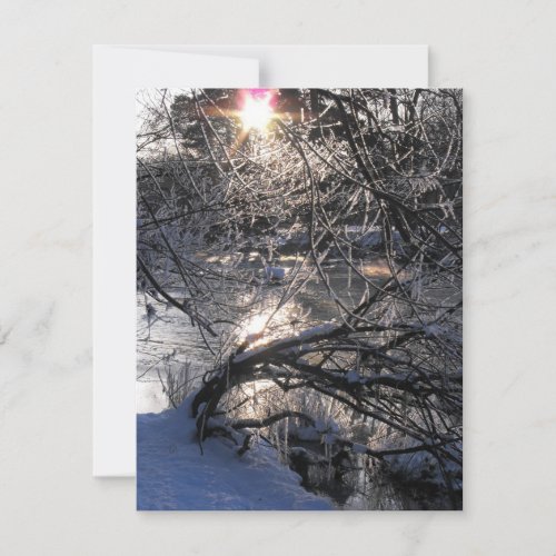 Cold River Hafren Holiday Card
