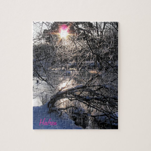 Cold River Hafren Jigsaw Puzzle (Vertical)