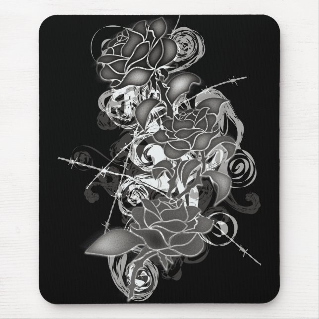 Cold_Roses Mouse Pad (Front)