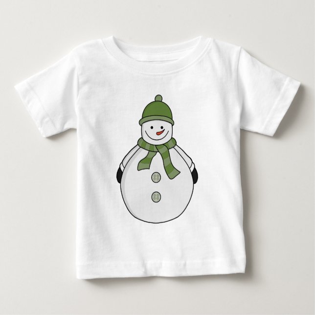 Cold snowman  baby T-Shirt (Front)