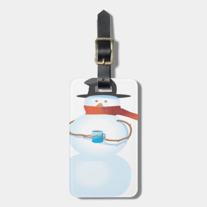 Cold Snowman Bag Tag