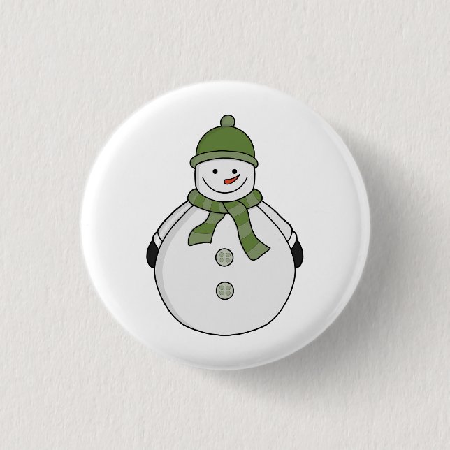 Cold snowman button (Front)