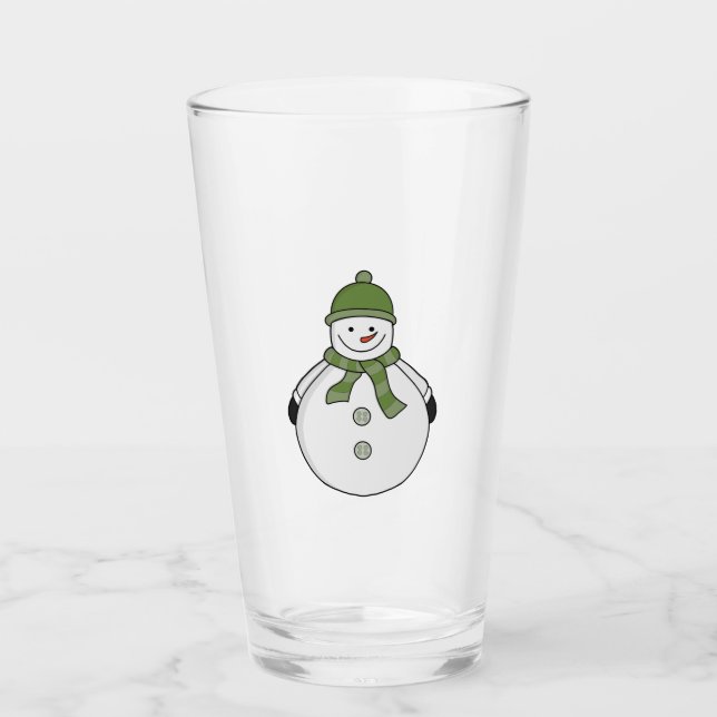 Cold snowman glass (Front)