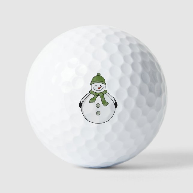 Cold snowman golf balls (Front)