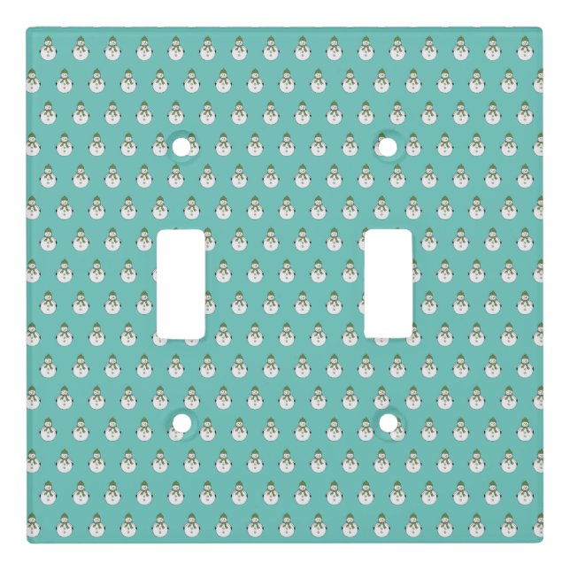 Cold snowman light switch cover (Front)