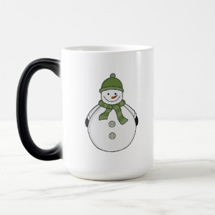 Cold snowman magic mug