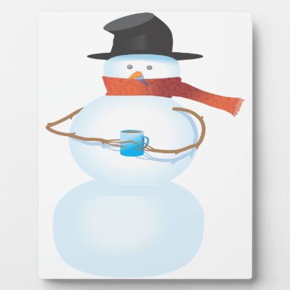 Cold Snowman Plaque