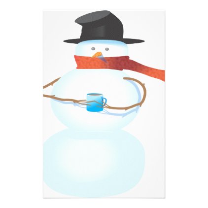 Cold Snowman Stationery