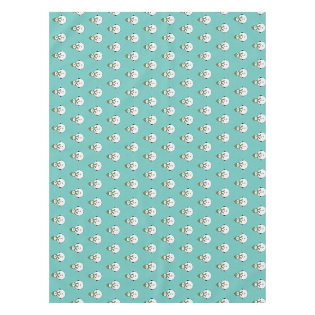 Cold snowman tablecloth (Front)