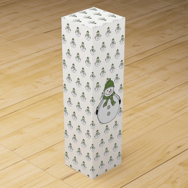 Cold snowman wine box (Front)