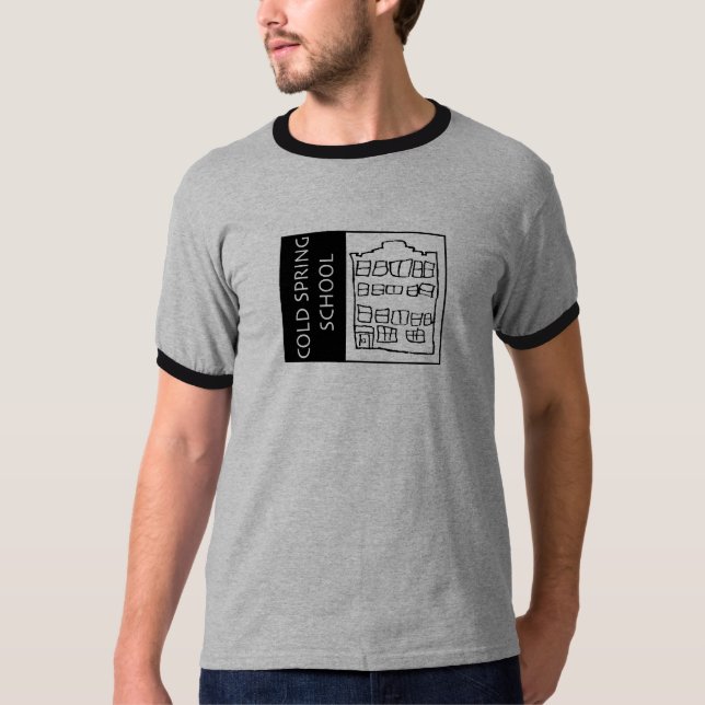 Cold Spring Adult Ringer T-Shirt (Front)