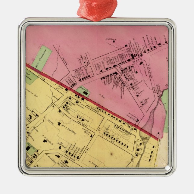 Cold Spring, Nelsonville Metal Ornament (Front)