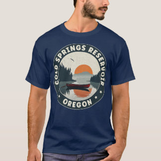 Cold Springs Reservoir Oregon Sunset T-Shirt