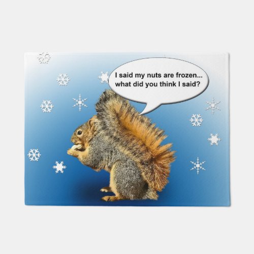 COLD SQUIRREL DOORMAT