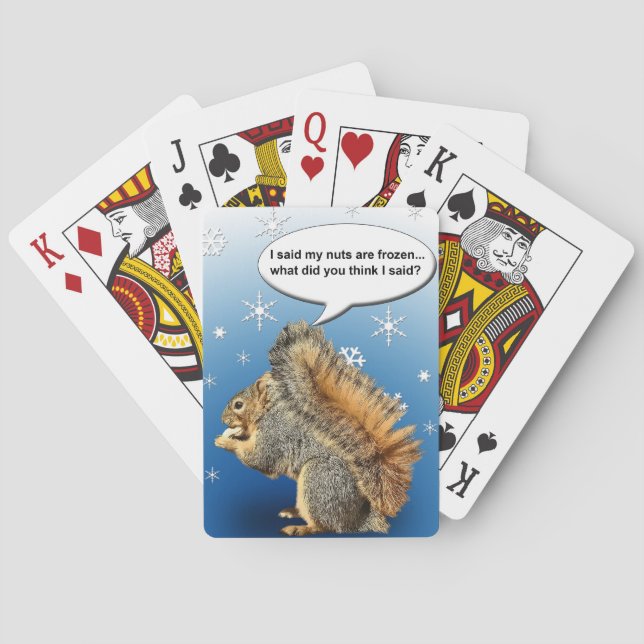 COLD SQUIRREL POKER CARDS (Back)