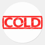 Cold Stamp Classic Round Sticker