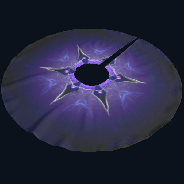 Cold Starlight Christmas Tree Skirt