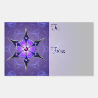 Cold Starlight Gift Tag Stickers