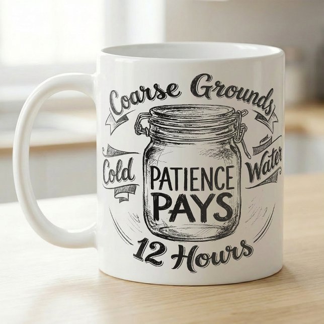 Cold-Steep Coffee Recipe Overnight  Coffee Mug (Creator Uploaded)