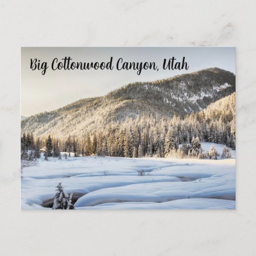 Cold Utah Memories Postcard