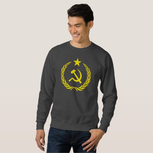 Cold War Communist Flag Men Basic Sweatshirt