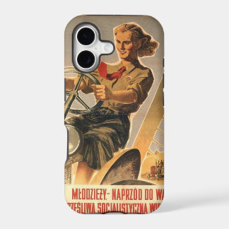 Cold war era Polish Propaganda iPhone 17 Case