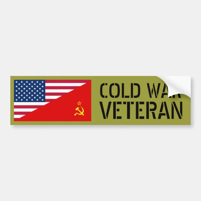 Cold War Veteran Bumper Sticker | Zazzle