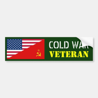 COLD WAR VETERAN BUMPER STICKER