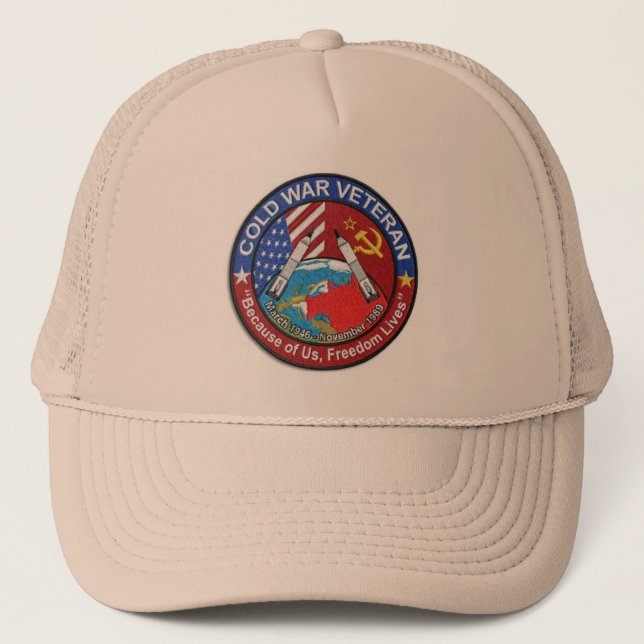 Cold War Veteran Trucker Hat (Front)