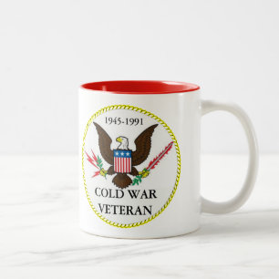 COLD WAR VETERAN Two-Tone COFFEE MUG