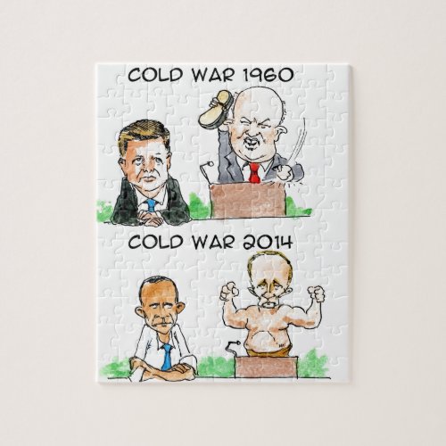 Cold Wars of 1960 And 2014 Funny Jigsaw Puzzle