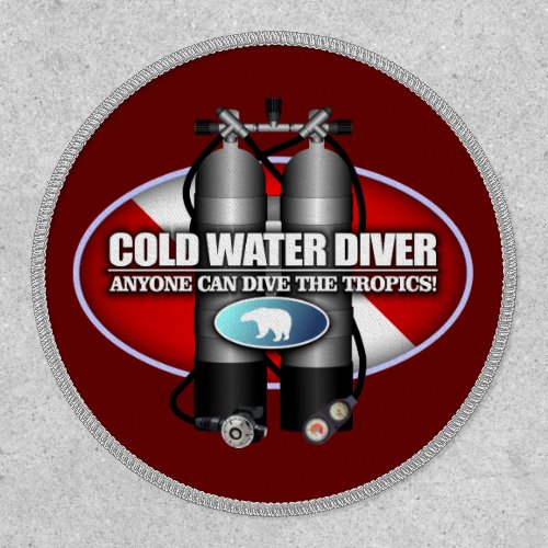 Cold Water Diver ST Sticker Patch