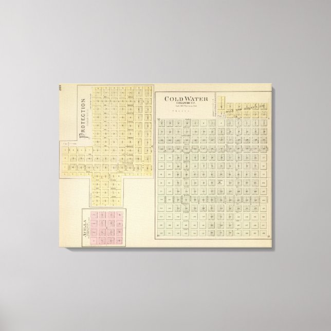 Cold Water, Protection, Avilla, Kansas Canvas Print (Front)