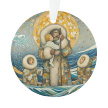 "Cold Waters, Strong Guide" Acrylic Ornament