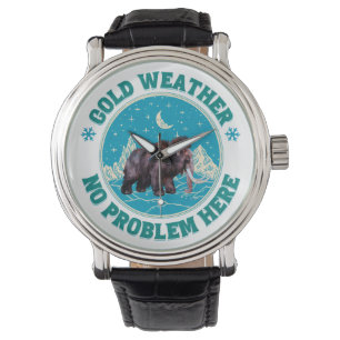 Cold Weather Mammoth Winter Humor Watch