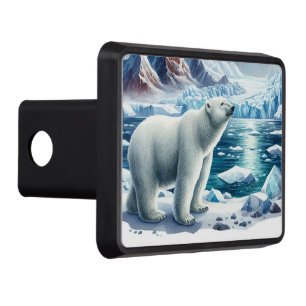Cold-Weather Polar Bear 2 Inch" Hitch Cover