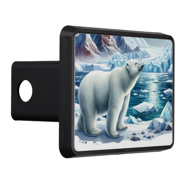 Cold-Weather Polar Bear 2 Inch" Hitch Cover (Right)