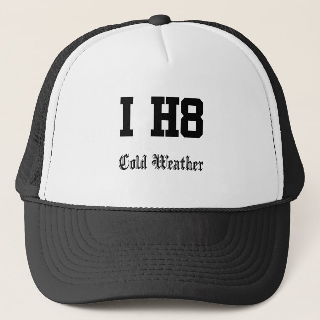 cold weather trucker hat (Front)