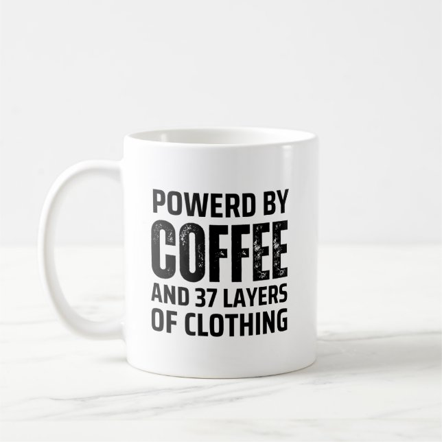 Cold Weather Vibes Mug, Coffe and weather Coffee Mug (Left)