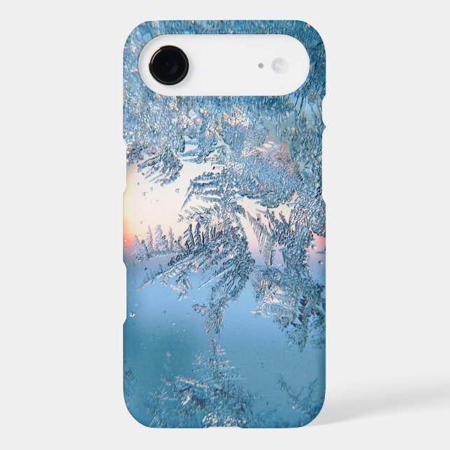 Cold Winter Frosted Glass Ice Crystals Case-Mate iPhone Case (Back)