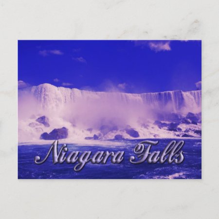 Cold Winter Mist At Niagara Falls Postcard