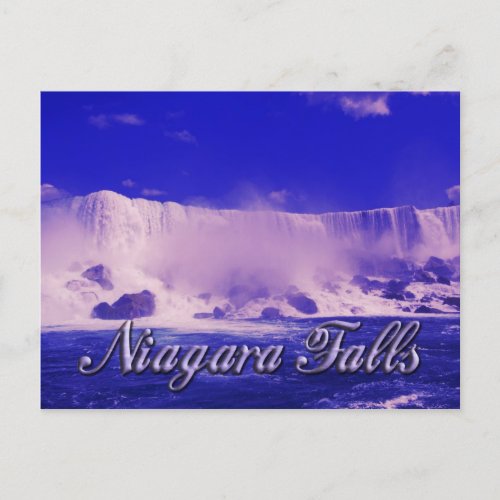 Cold Winter Mist at Niagara Falls Postcard