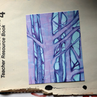 Cold winter Trees Postcard