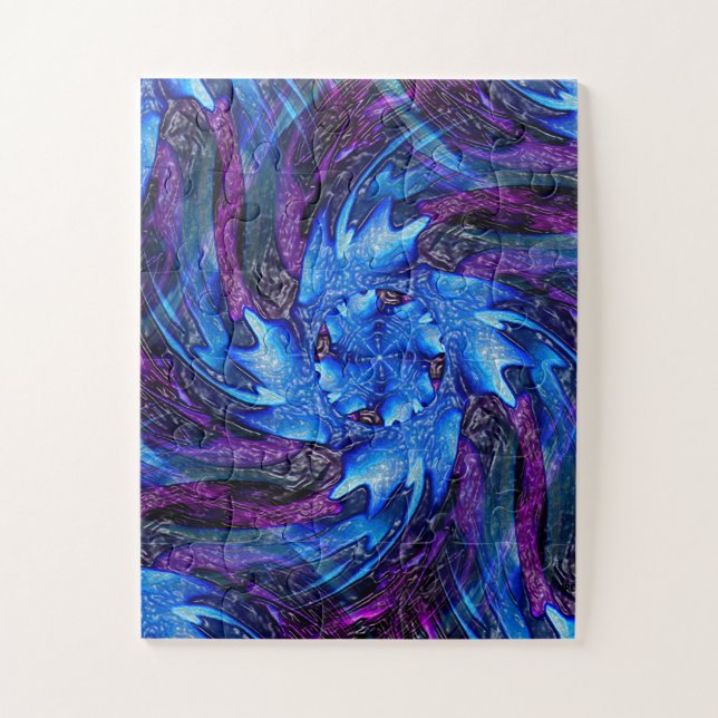 Cold Wintry Storm.... Jigsaw Puzzle (Vertical)