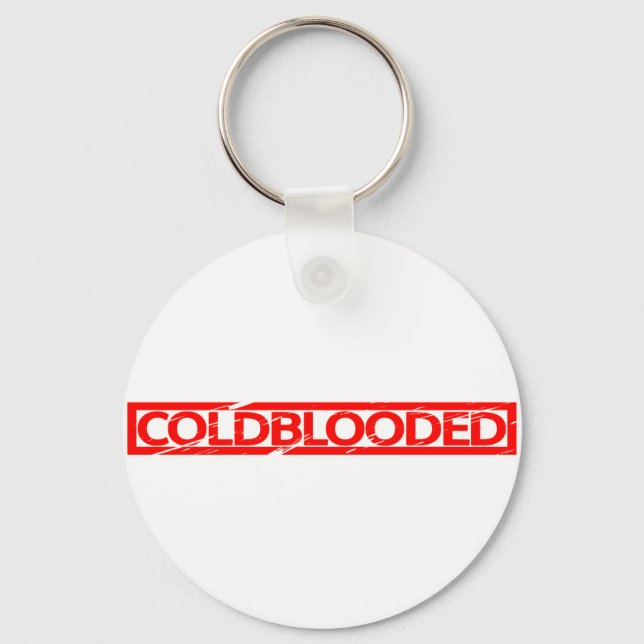 Coldblooded Stamp Keychain (Front)