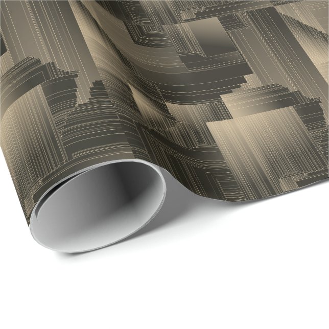 Colden Halls Art Deco Wrapping Paper (Roll Corner)