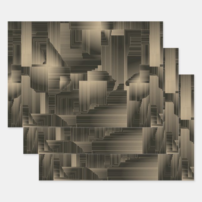 Colden Halls Art Deco Wrapping Paper Sheets (Set)
