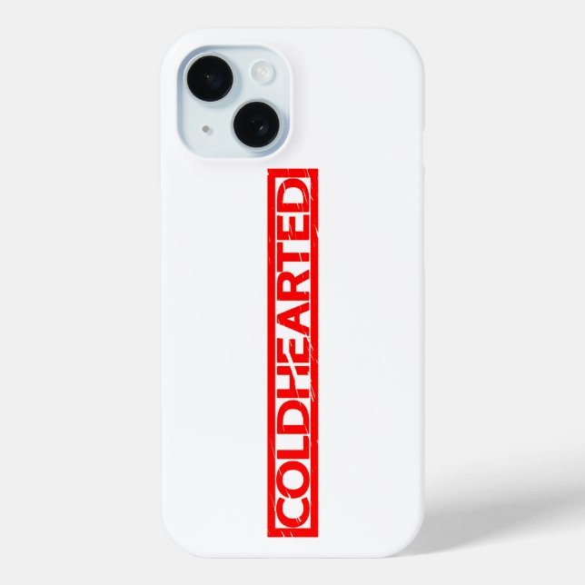 Coldhearted Stamp Case-Mate iPhone Case (Back)