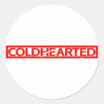 Coldhearted Stamp Classic Round Sticker